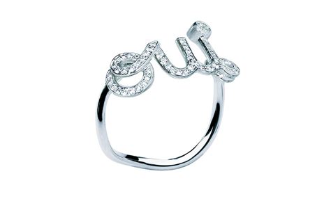 dior oui ring white gold|Oui white gold ring Dior Silver size 49 EU in White gold .